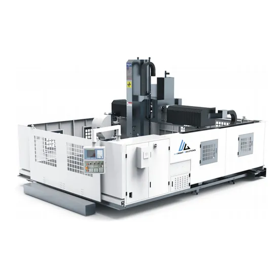 High Accuracy CNC Column Bridge Type Moving Column Beam Gantry Milling Machine Center