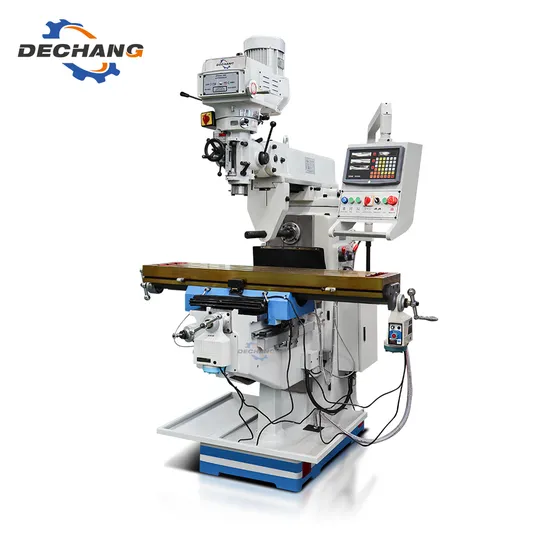 Vertical and Horizontal Turret Mill Machinery Dro Fresadora 5hw Metal Universal Milling Machine