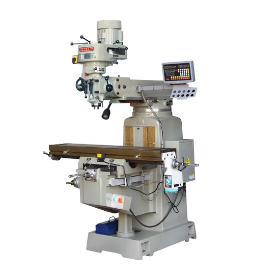 M4 (R8/NT30) Conventional Vertical Milling Machine Knee Type Turret Milling Machine
