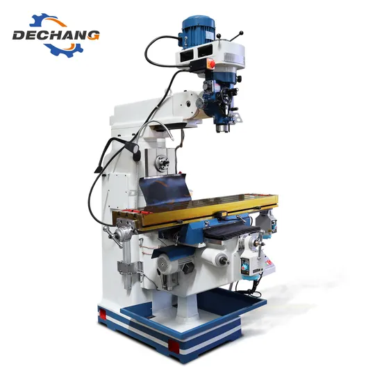Universal High Quality Knee Type 4hw Horizontal Vertical Turret Milling Machine