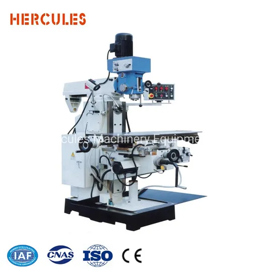 Horizontal and Vertical available Universal Milling Drilling machine