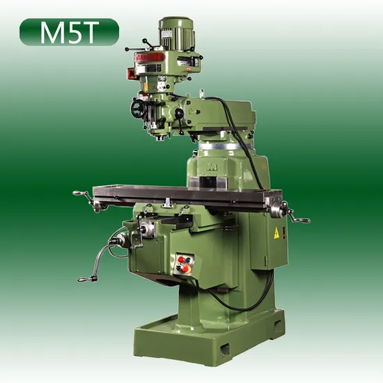 M5t High Precision Vertical and Horizontal Milling Machine Turret Type Metal Universal Radial Milling Machine