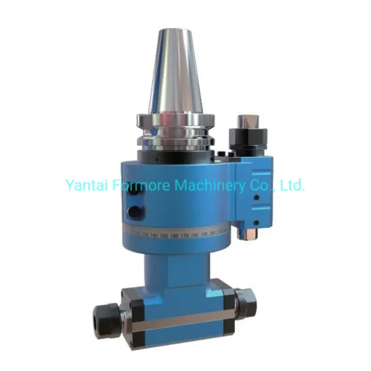CNC Bt30 Bt40 Bt50 90 Degree Offsed Double Head AG90-Er16X2 Horizontal Right Angle Milling Head Tool Holder for CNC Machining Center
