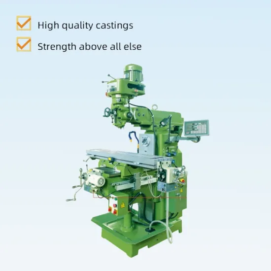Universal Turret Milling Machine High Quality Profession Rotary Head Milling Machine
