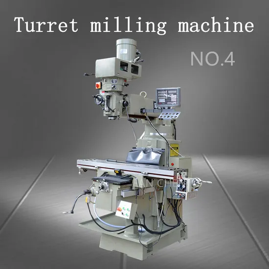 4h Universal Milling Machine Vertical Turret Milling Machine