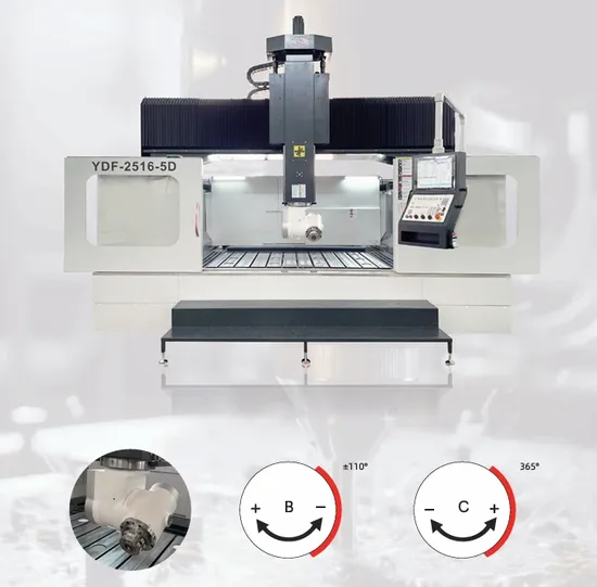 Bed Type Machine Tool Ydf Series Bridge Gantry Machining Center