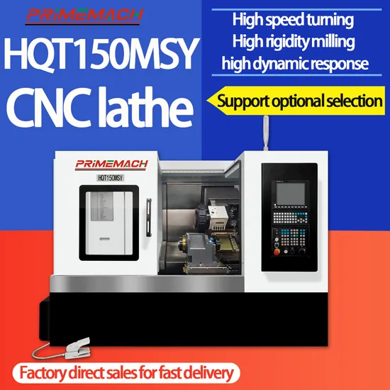 Innovation Hqt150msy Multiple Modes CE Certified Metal CNC Mill Turn Machine