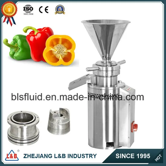 Stainless Steel Homogenizer Pepper Sauce Making Machine Colloid Mill