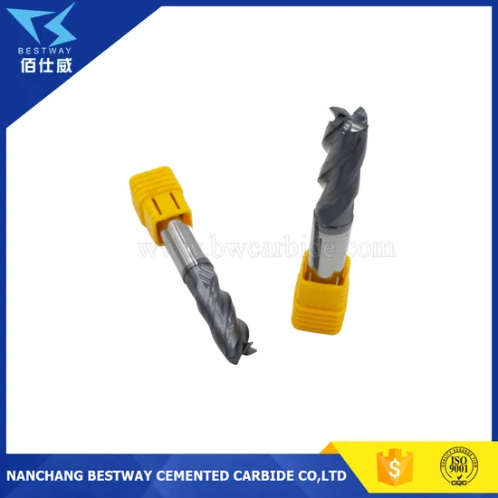 Carbide End Mills as Drawings