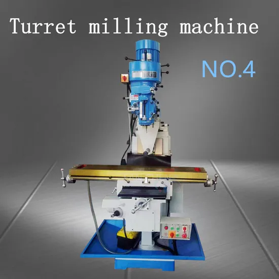 Vertical and Horizontal Turret Milling Machine Drilling and Milling Integrated Machine
