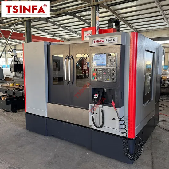 4 Axis Vertical Machining Center Vmc650 CNC Milling Machine Automatic Tool Changer