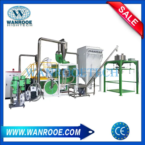Disc Type Waste LLDPE/ PE Retormolding Plastic Powder Miller Machine