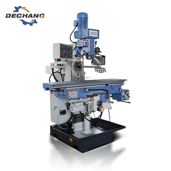 High Speed Auto Feed Drill Mill Machine Zx6332 Universal Metal Drilling and Milling Machine