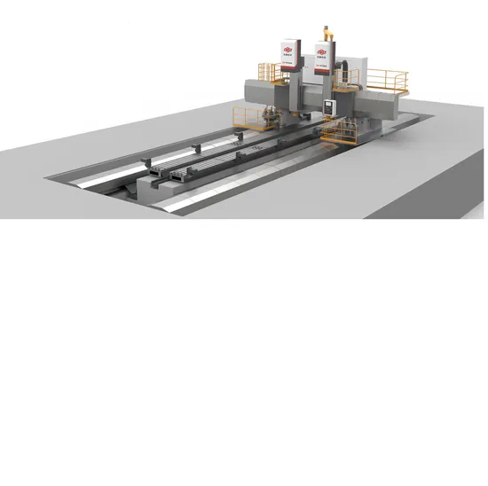Xk97 CNC Rail Milling Machine with Fixed Crossrail and Movable Columns