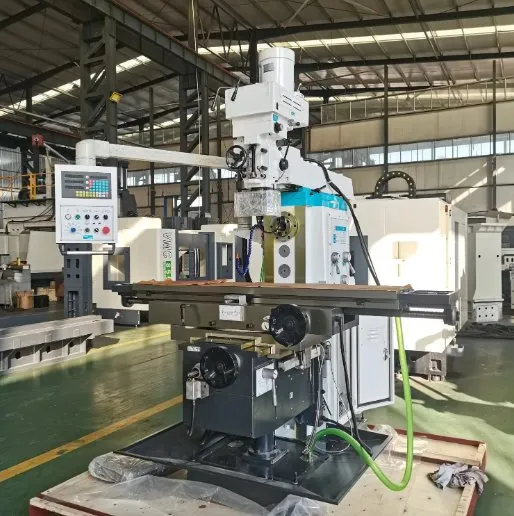 Stepless Speed Change Power Head Universal Turret Milling Machine