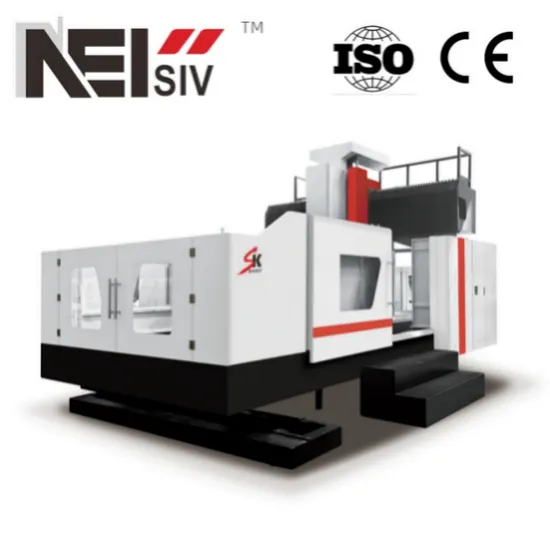 Efficient Gantry Vertical CNC Double Column Metal-Cutting Machining Center