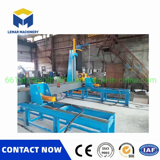 Dx 1215 End Face Milling Machine for H Beam Box Beam