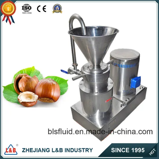 Stainless Steel Colloid Grinder Hazelnut Paste Machine