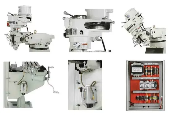 Vertical Type Turret Milling Machine X6325 Metal Processing Machine Tool