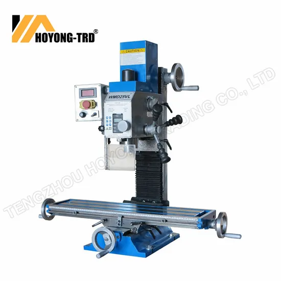 Mini Manual Metal Milling and Drilling Machine Wmd16V Wmd25V Wmd25LV