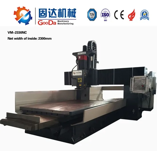 CNC Heavy Cutting Type Gantry Milling Machine-Milling Machine in China Factories-Mold Base Two Surfaces -Double Column Plano Milling Machine-Japan Fanuc System
