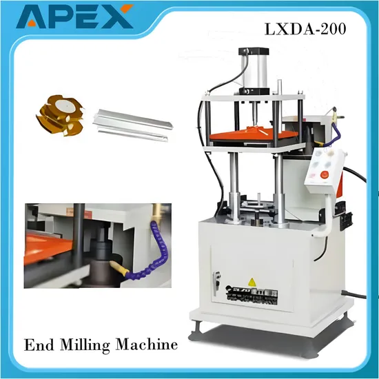 Lxda-200 End Milling Machine for Aluminum Profile End Milling, Step Face and Slotprocessing etc, at The Same Time Milling Multi-Piece Profiles