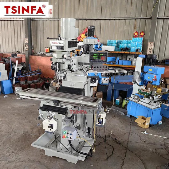 Low Priceturret Vertical and Horizontal Universal Manual Milling Machine