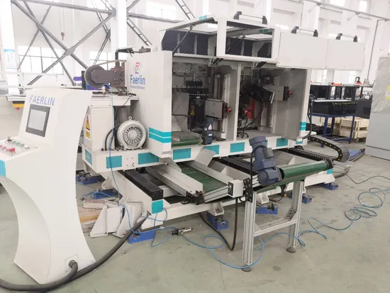 Independent Research and Development Fish-Bone Floor CNC Slotting Machine for Wood Processing