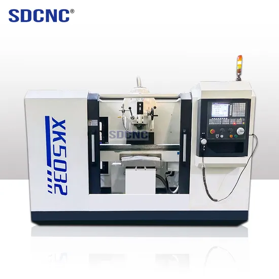 Gear Change Automatic Feed Xk5040 Vertical Lifting Table CNC Milling Machine 5032 Fully Protected CNC Milling Machine