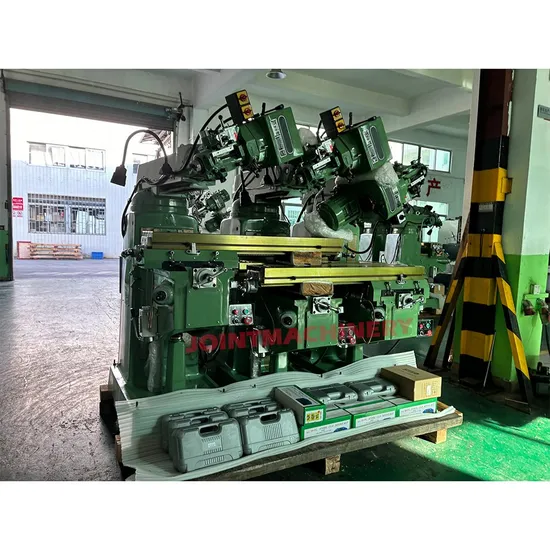 Manual Conventional Milling Equipment Knee Type Milling Machine for Metalworking