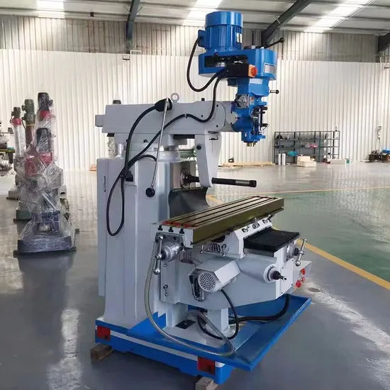 Metal Knee Type 4hw 5hw Horizontal Vertical Universal Turret Milling Machine Factory Wholesale M3 Automatic Universal Milling