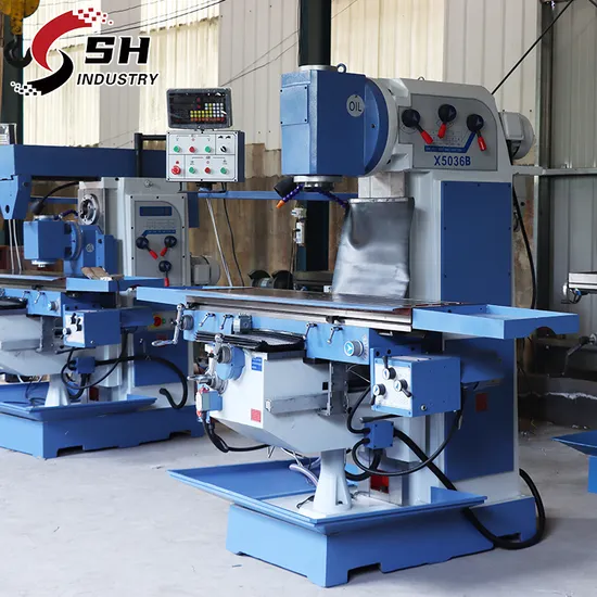 Chinese Manual Milling Machine X5036 Cheap Knee Type Vertical Milling Machine