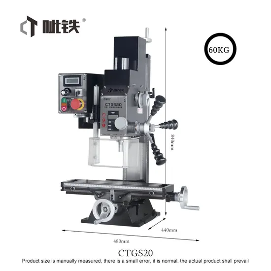Mini Drilling Milling Machine Ctgs20 Drilling and Milling Machine