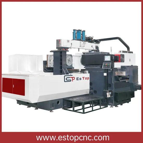 Estop Twin Head 4 Axis CNC Milling Machine for Metal
