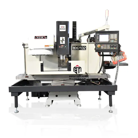 Xk7132 CNC Milling Machine Fanuc Control Vertical Cheap 4 Axis for Metal Machining