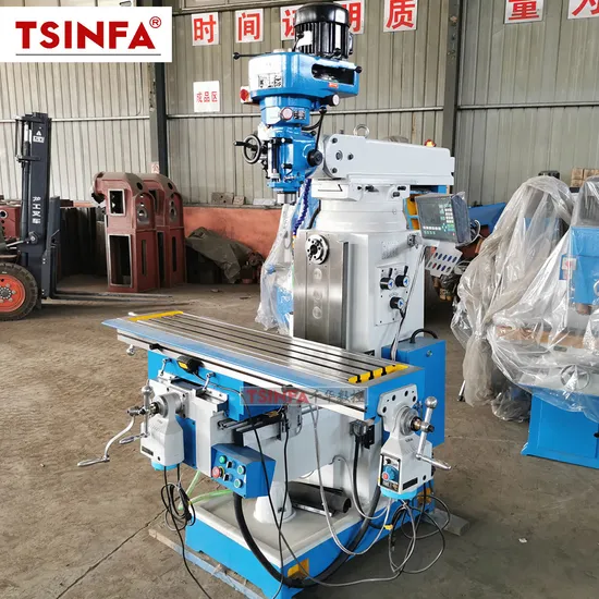 1270*254mm Vertical Cutter Turret Machinery Universal Milling Machine 4V