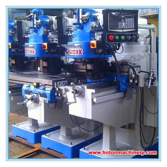 Metal Universal Vertical Turret Milling Machine (X6323A X6325D X6330 X6333)