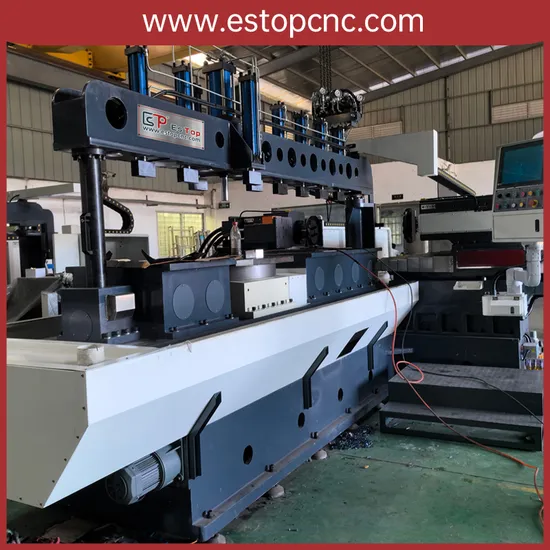 Estop Mold Slides Processing Fresadora CNC Twin Head Milling Machine