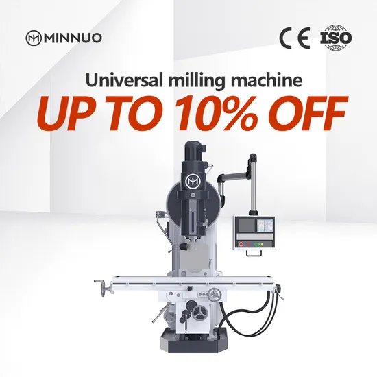 High Efficiency Vertical Milling Siemens System Easy to Adjust Angle High Speed Cutting Universal Milling Machine