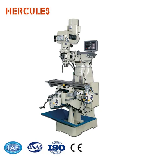 Hard and Temperature-resistant Bridgeport Type Hobby Turret Milling Machine