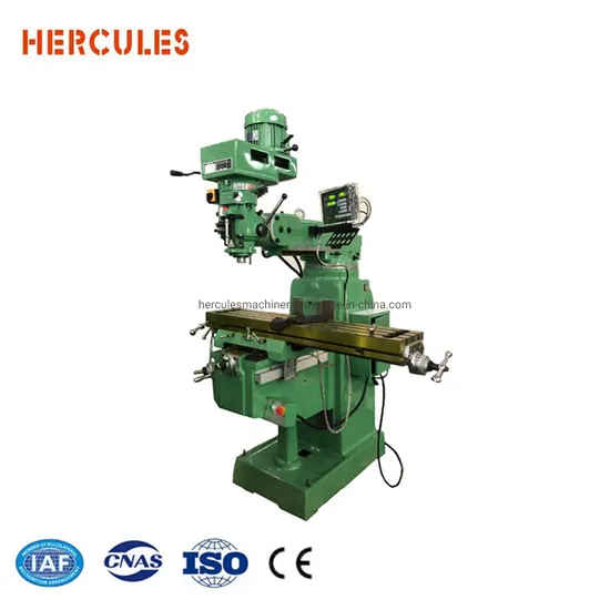 M3E Fresadora Metal working Vertical Turret Milling Grinding Lathe machine for India market
