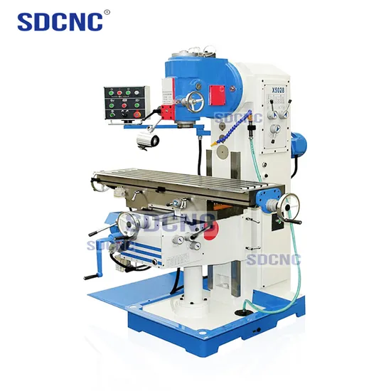 High Quality X5028 Milling Machine Manual Heavy-Duty Vertical Machining Lathe