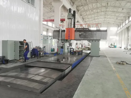 High Reliability CNC Gantry Boring and Milling Machine for Carbide Cutting Tools Roughing and Finishing
