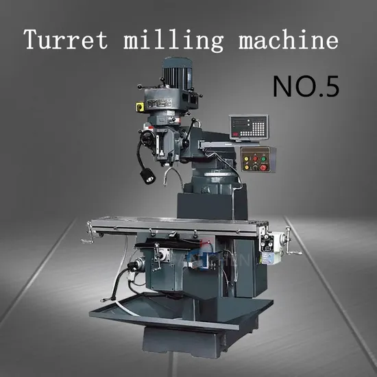 Turret Milling Machine Vertical Universal Milling Three-Axis Digital Display