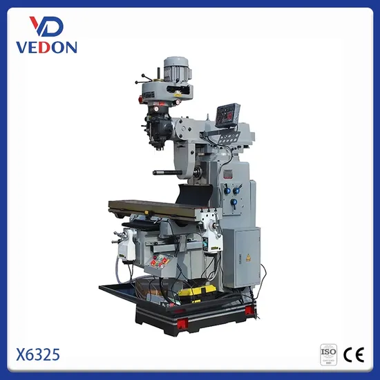 Versatile X6325 Manual Lathe and Milling Tool Combo Turret Milling Machine