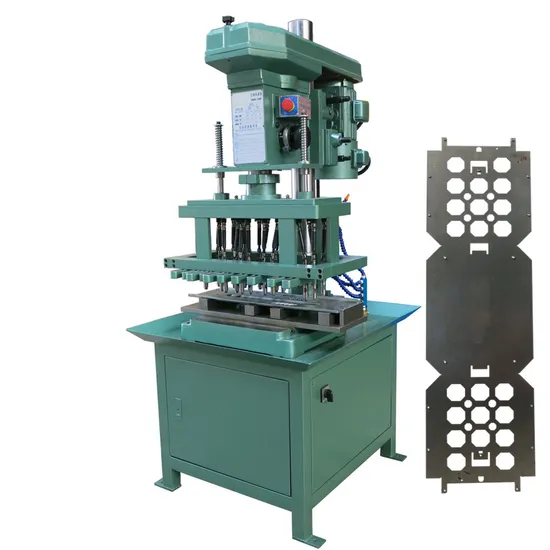 Semi Automatic Multi Spindle Tapping Machine for Steel Plate