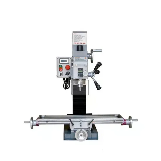 High-Precision Vertical Small Gear Head Metal Bench Milling and Drilling Machine