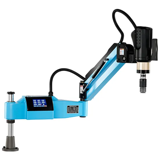 M2-M16 Universal CNC Automatic Flexible Arm Nut Screw Servo Electric Tapping Machine for Pipe Metal Thread Drilling Machine