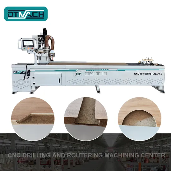 Factory Price Automatic Industrial CNC Side Hole Drilling Boring Machine Woodworking Furniture Horizontal Grooving Drilling Machine