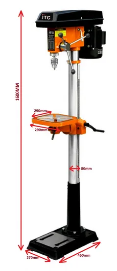 750W Professional Electric Drill Press Machine -Table Power Tool